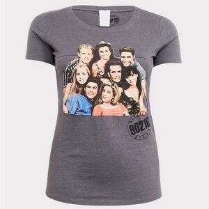 Torrid Beverly Hills 90210 Heathered Grey Crew Tee